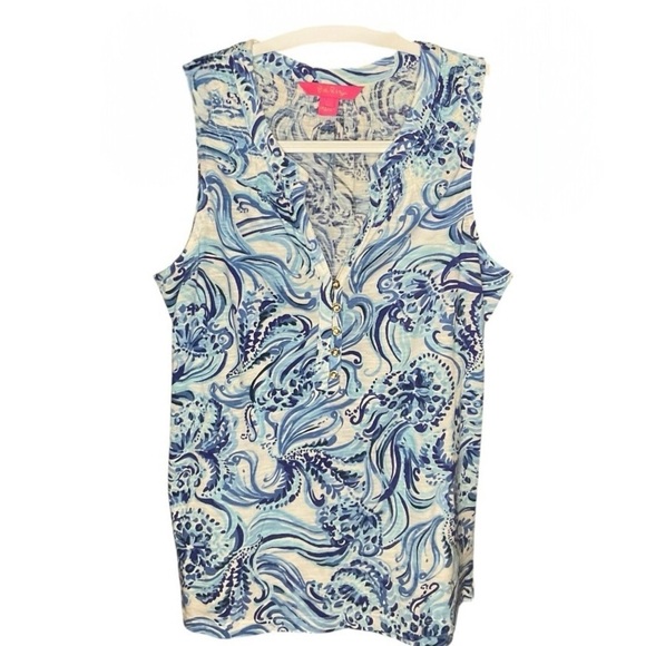 Lilly Pulitzer Tops - Lilly Pulitzer Essie Tank Top S
